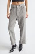 R13 X-Boyfriend Pinstripe Virgin Wool & Linen Pants