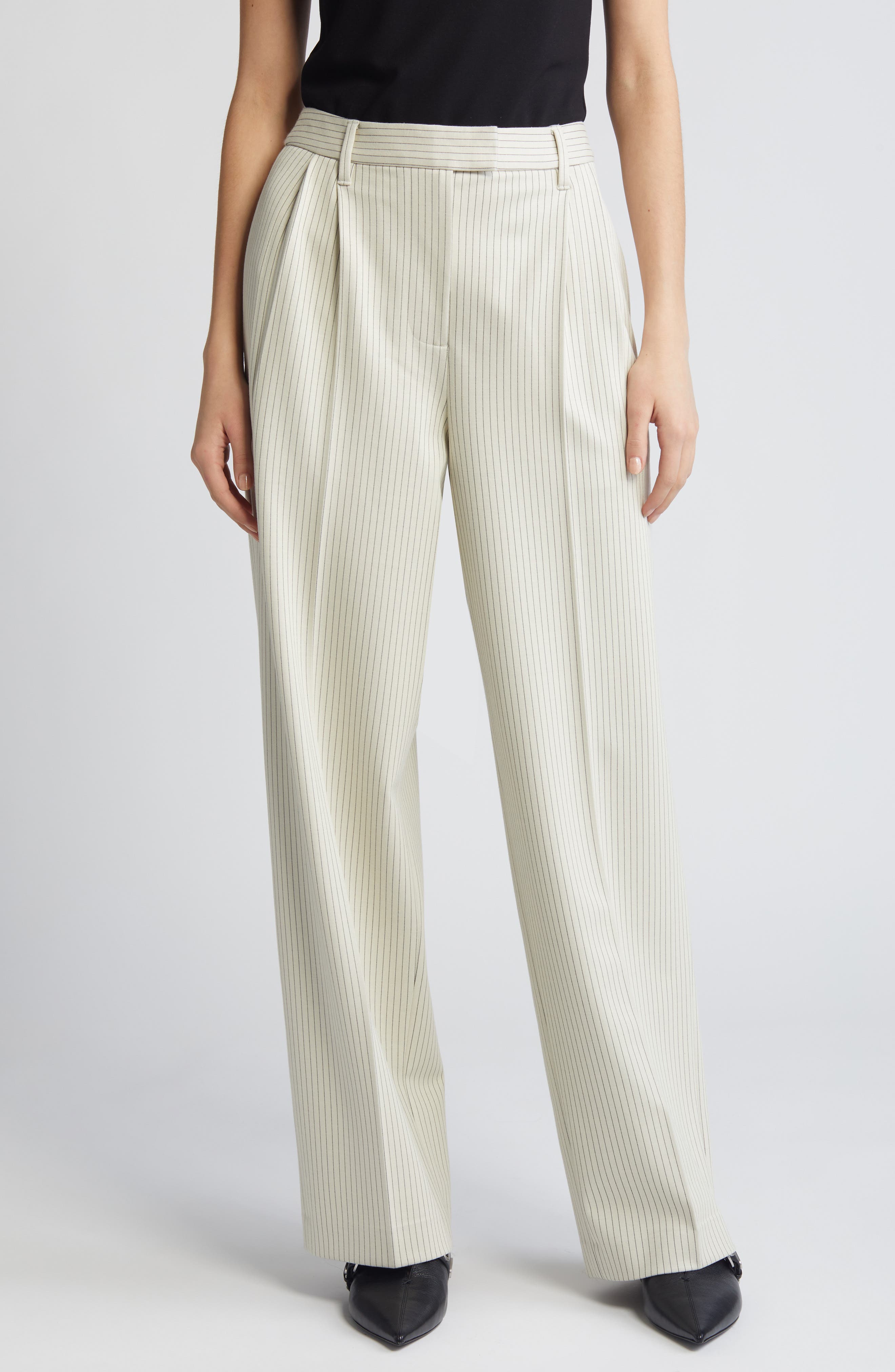 rag & bone Marianne Pinstripe Ponte Pants