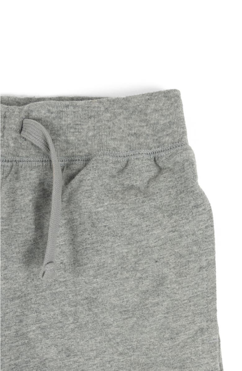 Leveret Kids 100% Cotton Lightweight Jogger Pants, Alternate, color, Light Gray