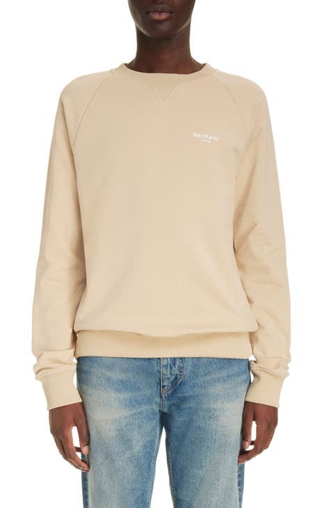 Saving Authentic Balmain cotton sweatshirt with logo