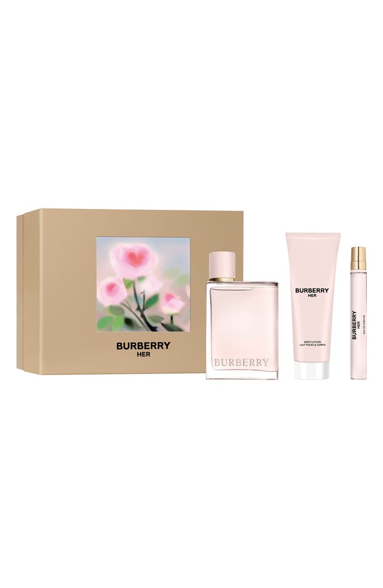 Burberry Her Eau de Parfum 3-Piece Gift Set, Main, color, 