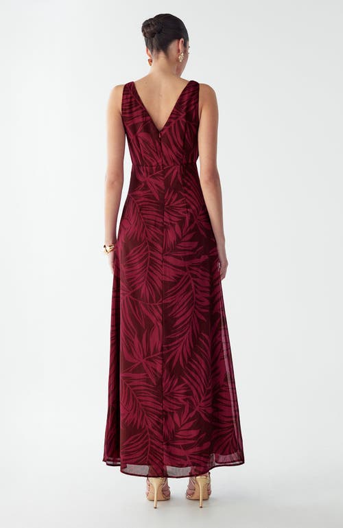 Bwldr Chelsea Dress In Burgundy
