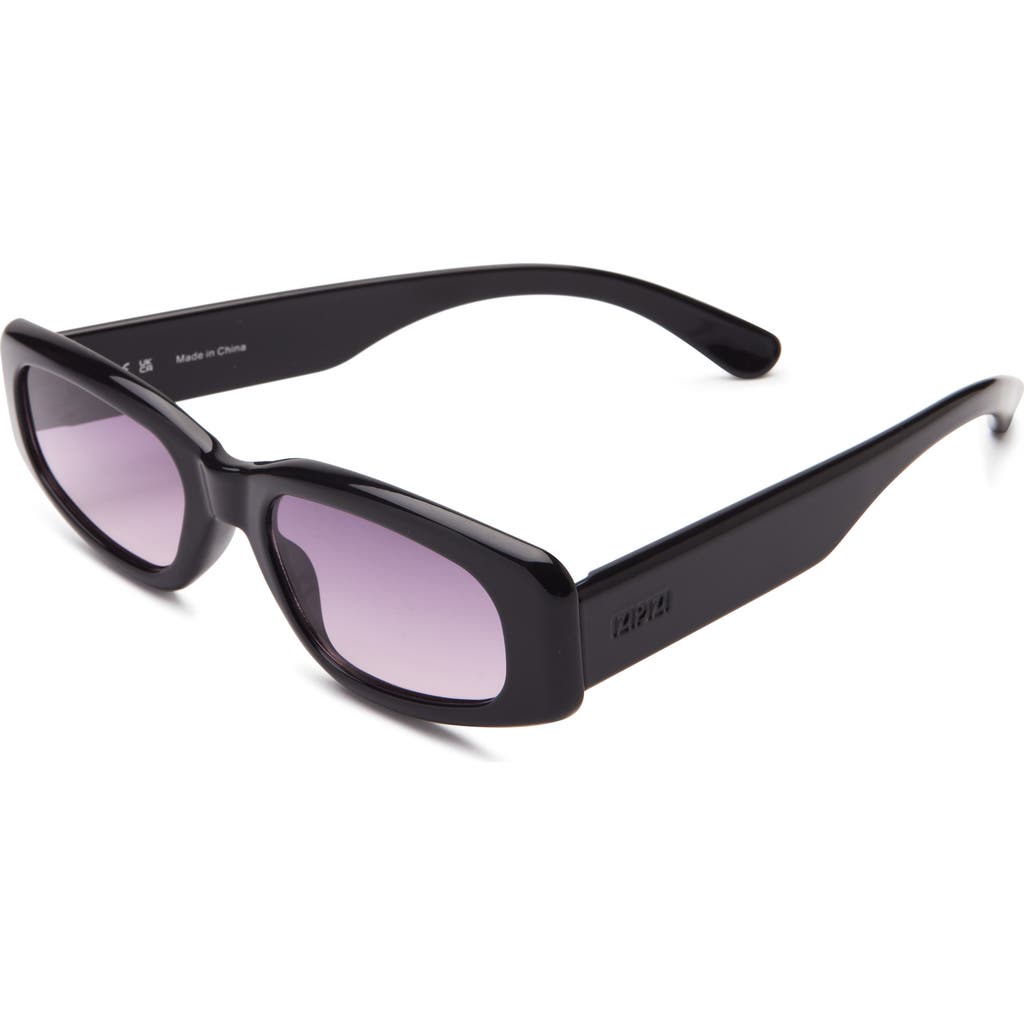 IZIPIZI Rectangular Sunglasses in Violet Vortex at Nordstrom Rack