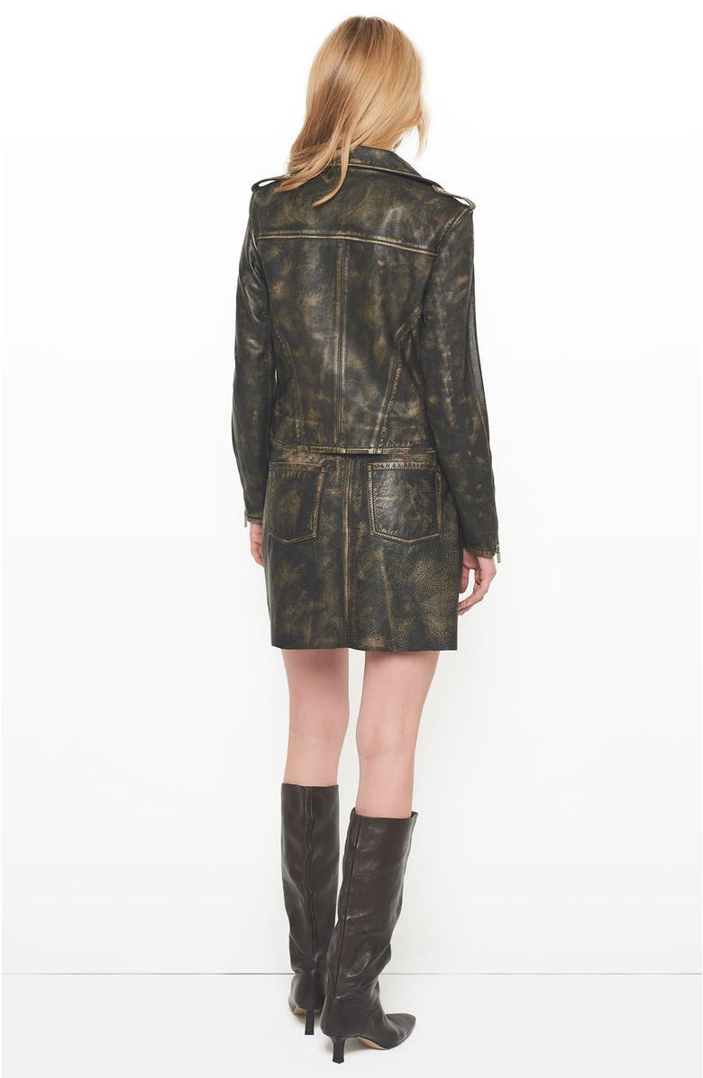 AS by DF Bonnie Leather Jacket, Alternate, color, Distressed Black