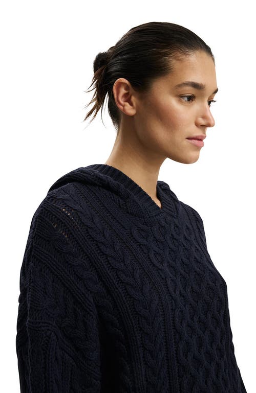 Cotton On Oversized Cable Hoody In Black