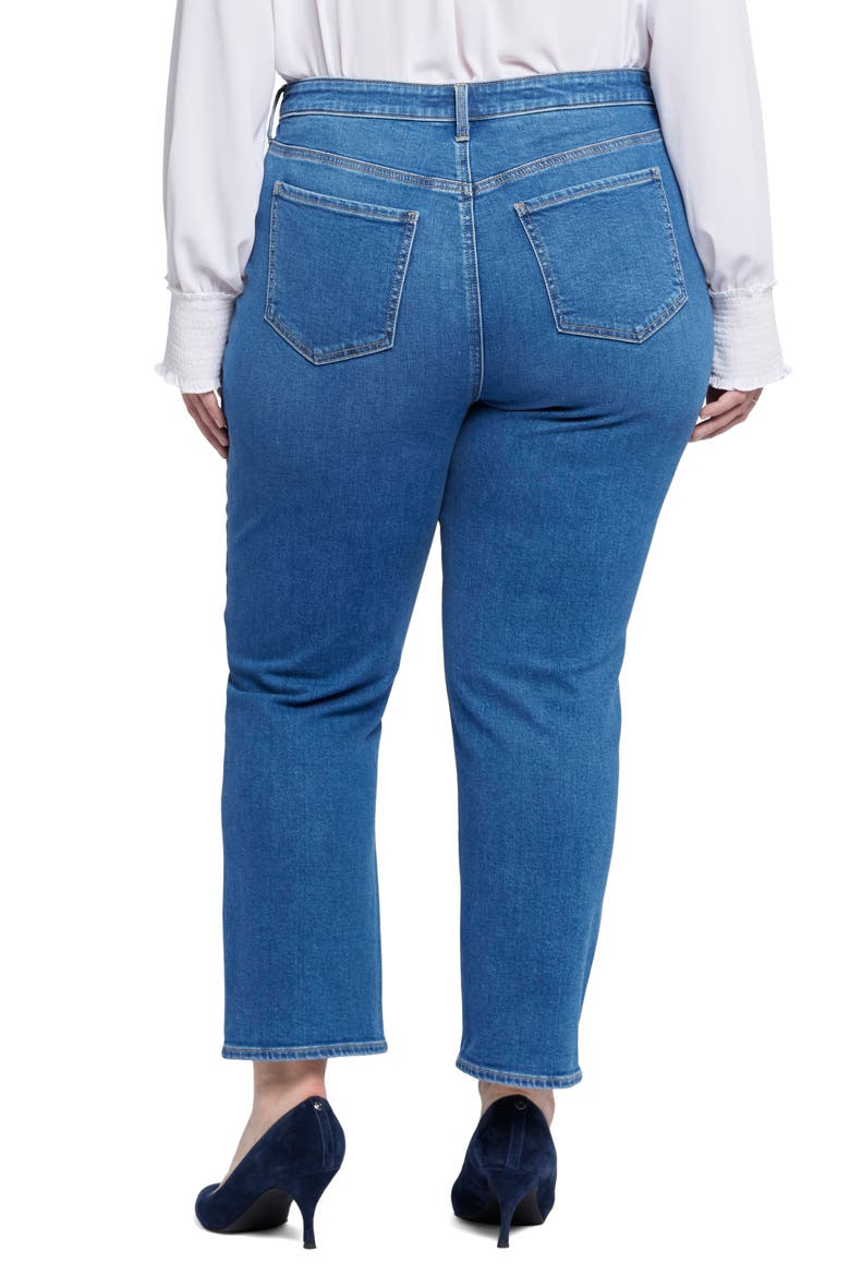 High Waist Ankle Relaxed Straight Leg Jeans, Alternate, color, ROCKFORD