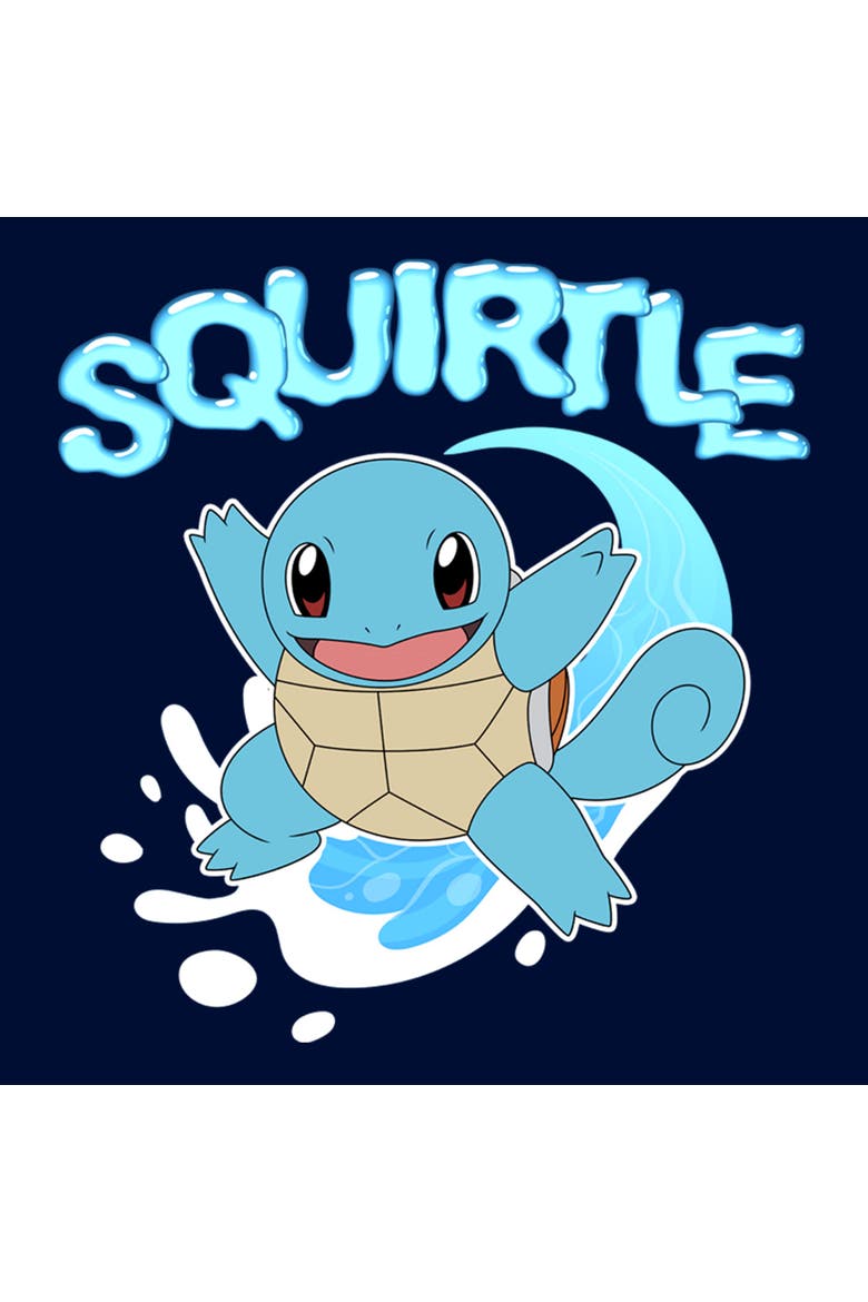 Boy's Pokemon Pikachu Electric Pose  Graphic T-Shirt, Alternate, color, Blue: Squirtle