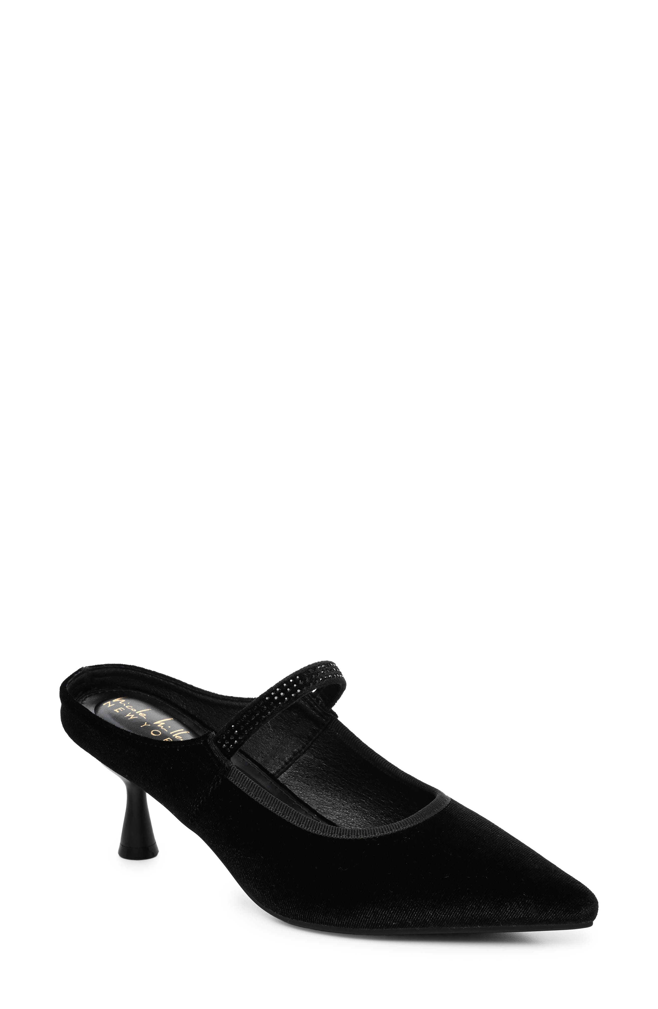 Leslie Pointed Toe Mary Jane Mule