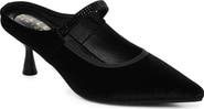 Nicole Miller Leslie Pointed Toe Mary Jane Mule