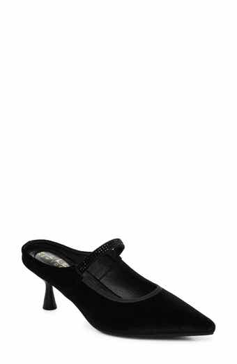 Leslie Pointed Toe Mary Jane Mule