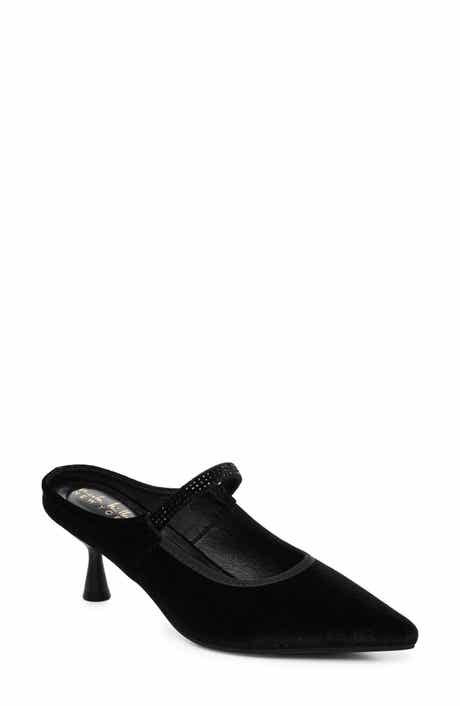 Leslie Pointed Toe Mary Jane Mule