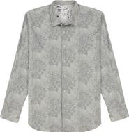 Robert Graham Lexington Floral Stretch Cotton Button-Up Shirt