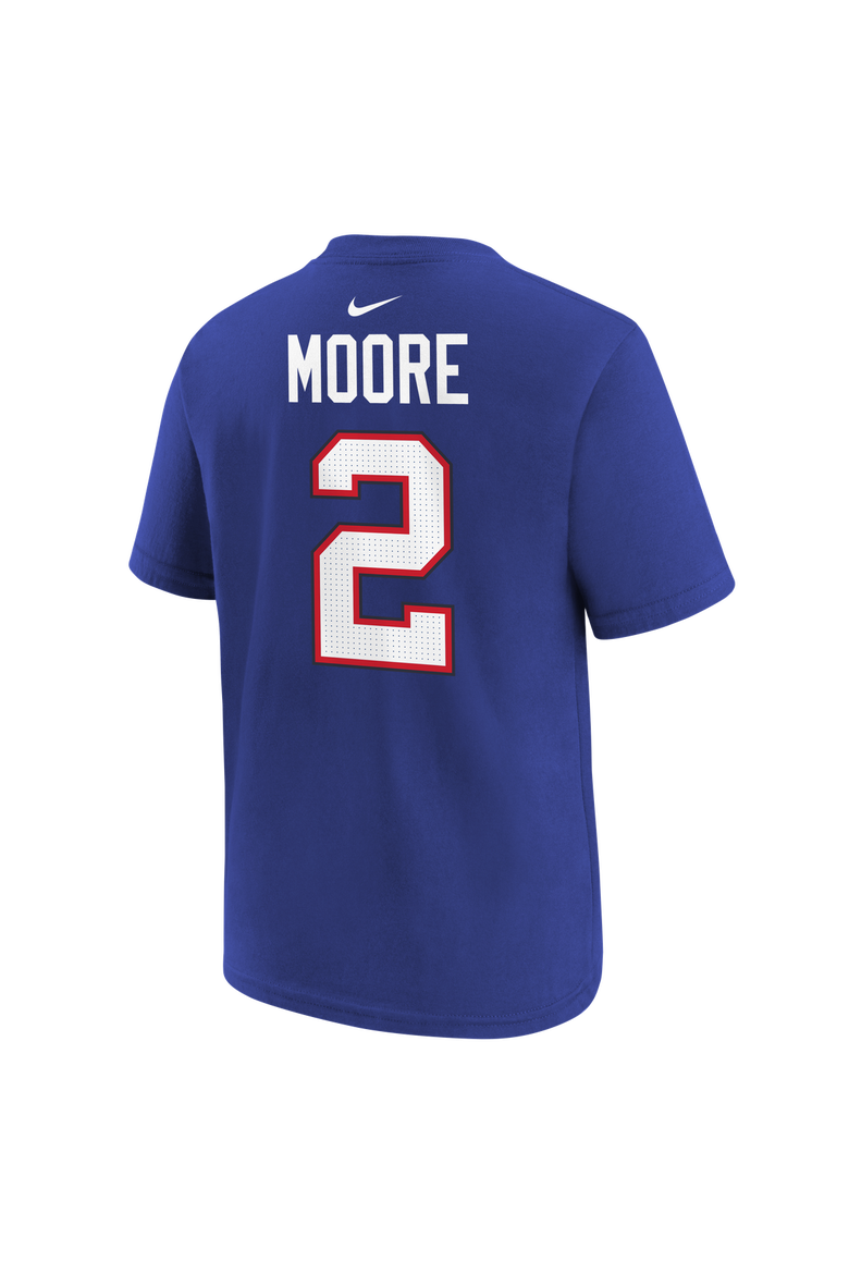 Youth Nike D.J. Moore Royal Buffalo Bills Name & Number T-Shirt, Alternate, color, Royal