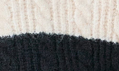 Endless Rose Stripe Chunky Sweater In Neutral