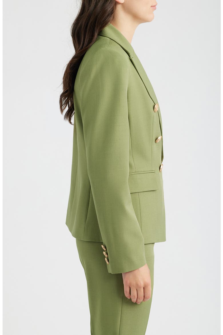 Double Breasted Blazer, Alternate, color, AGAVE