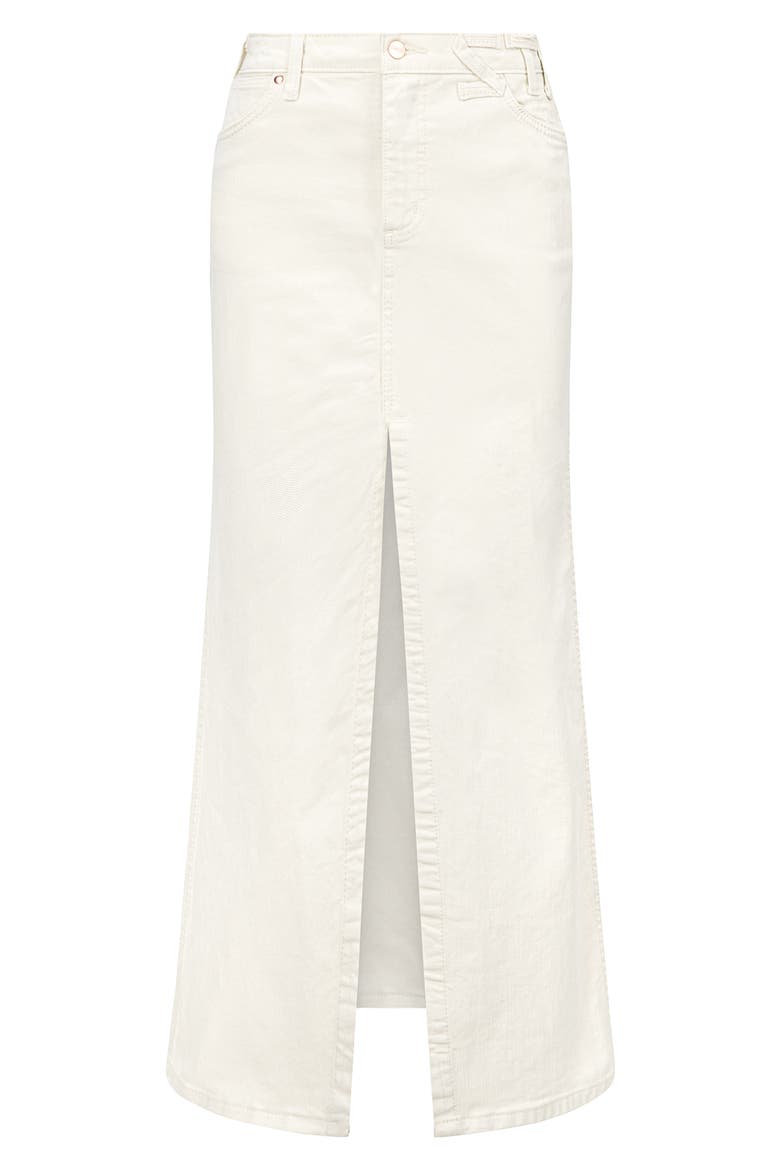 + Wrangler The Denim Maxi Skirt, Alternate, color, CREAM