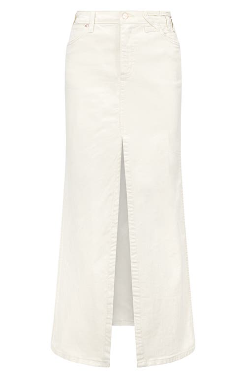 Staud X Wrangler The Maxi Skirt In Cream