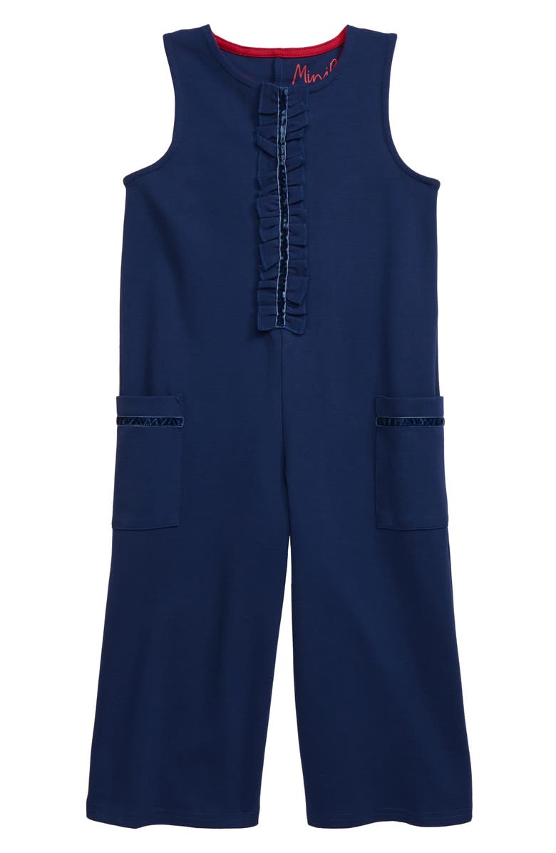 Mini Boden Ponte Jumpsuit, Main, color, 