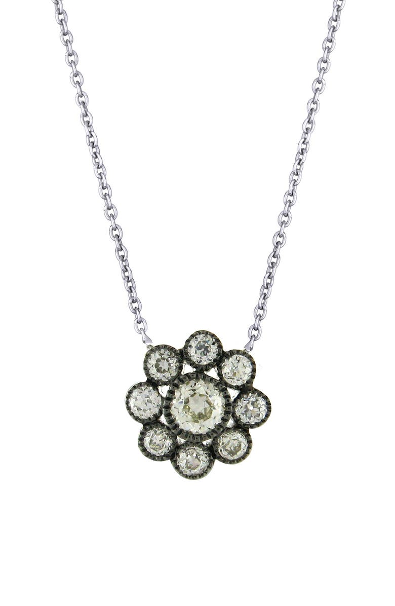 Sethi Couture Rosetta Old Mine Diamond Pendant Necklace, Main, color, 