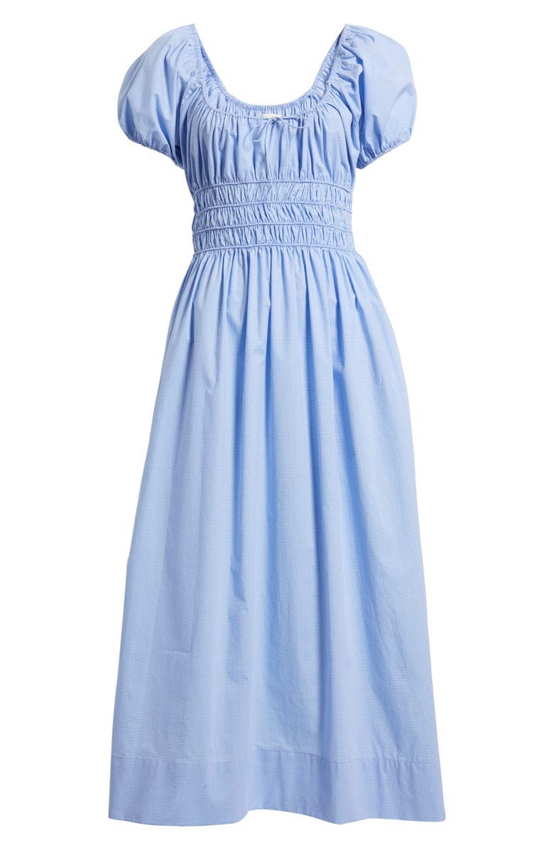 Faithfull the Brand Yolaine Cotton Midi Dress, Alternate, color,