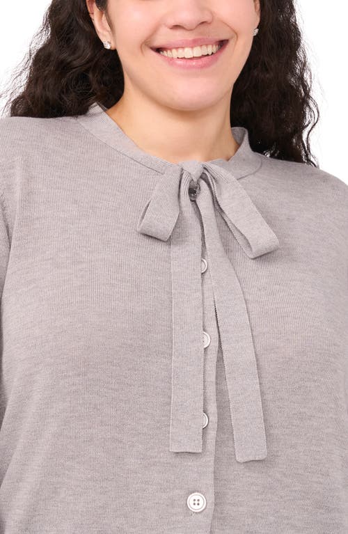 Cece Regular Fit Wool-blend Cardigan In Gray