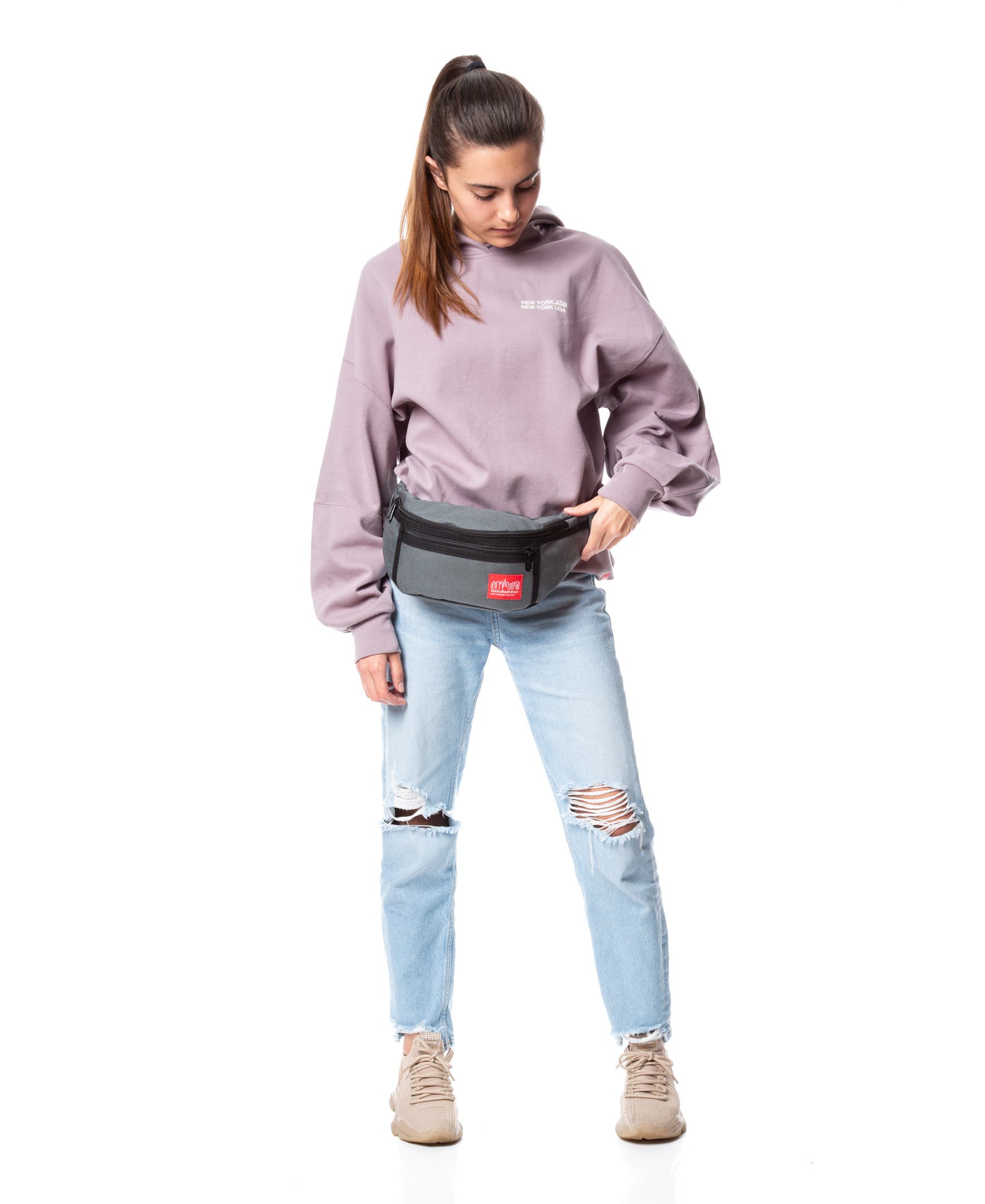 Alleycat Belt Bag, Alternate, color, Grey
