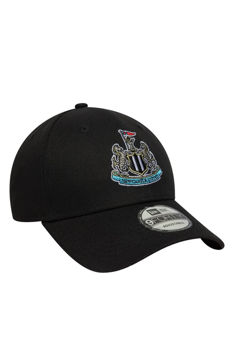 New Era Men's New Era  Black Newcastle United Core 9FORTY Adjustable Hat, Alternate, color, 