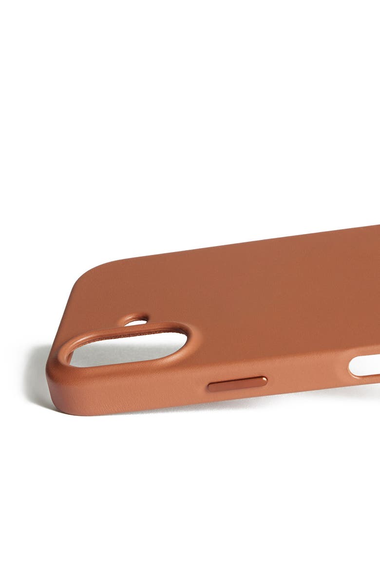 MUJJO Full Leather Case for iPhone 17, Alternate, color, Tan