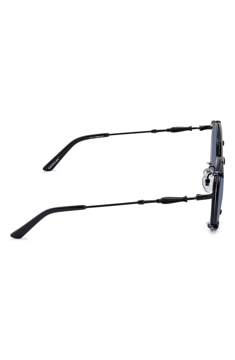 DIFF Ravenclaw 54mm Polarized Aviator Sunglasses, Alternate, color,