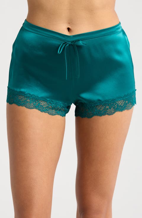 Milky Silk Pajama Shorts