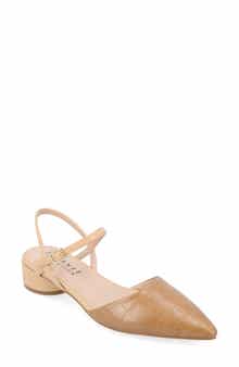 Journee Collection Brynn Croc Embossed Pump