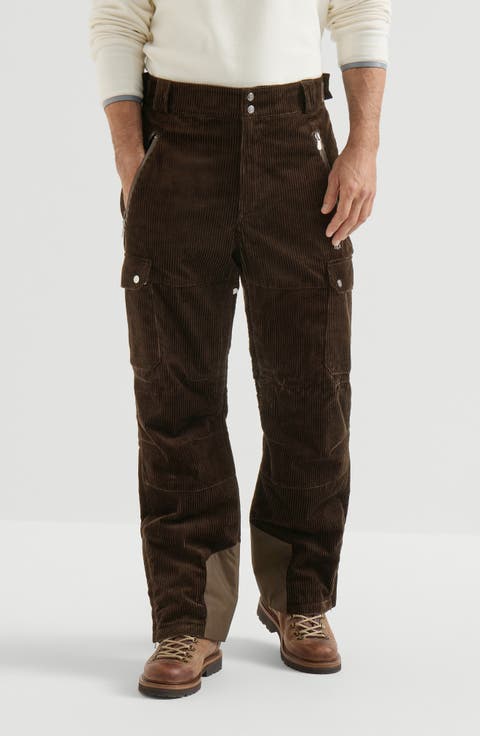 Cotton corduroy Mountain trousers with Thermore® padding