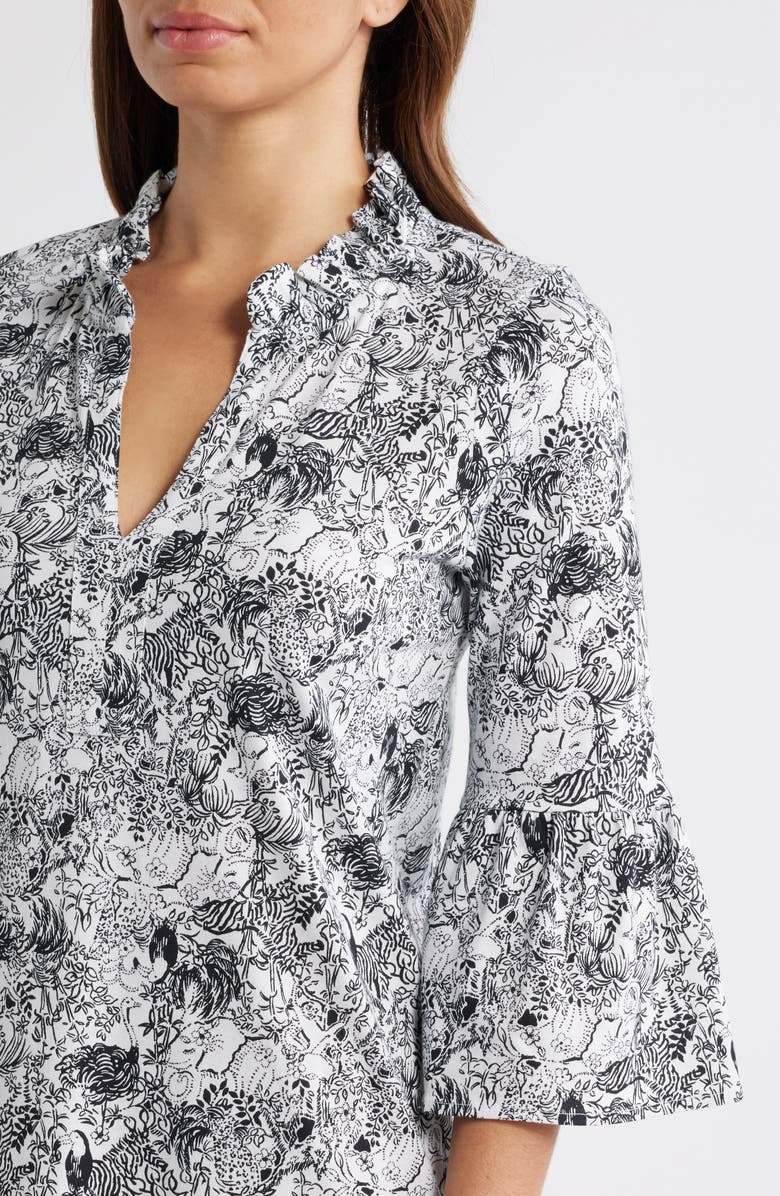 Lilly Pulitzer<sup>®</sup> Hayes Supima<sup>®</sup> Cotton Shift Dress, Alternate, color, Onyx