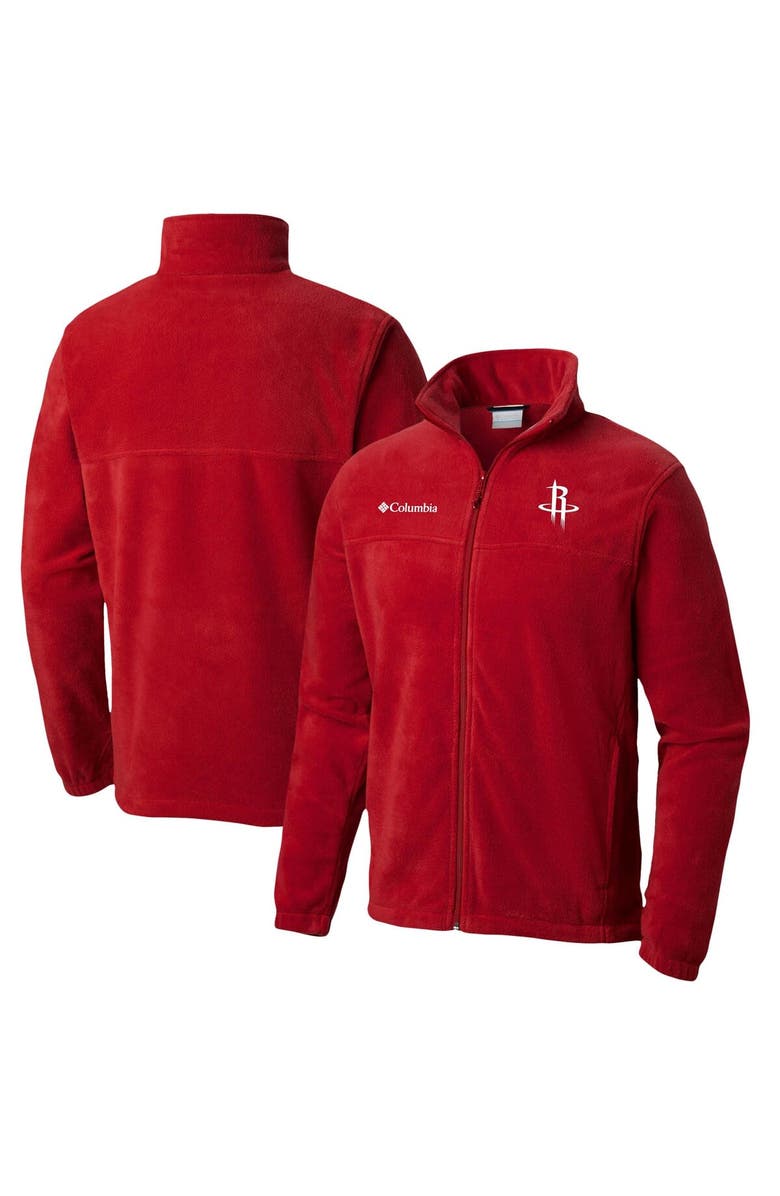 Columbia Men's Columbia Red Houston Rockets Big & Tall Steens Mountain 2.0 Full-Zip Jacket, Main, color,