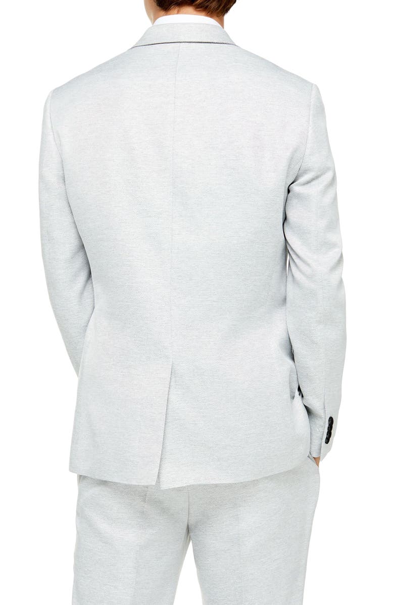 Topman Clay Skinny Fit Twill Suit Jacket, Alternate, color,