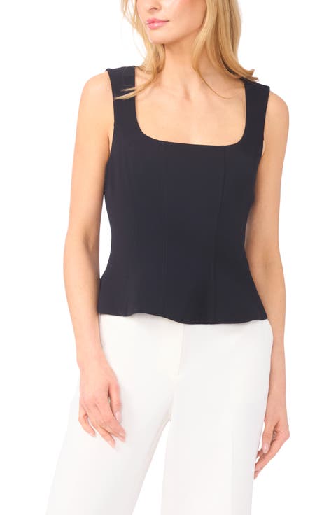 Sleeveless Peplum Top