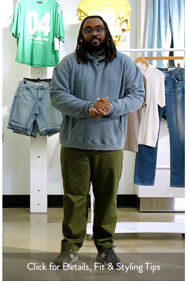 Core Oversize Organic Cotton Brushed Terry Hoodie video