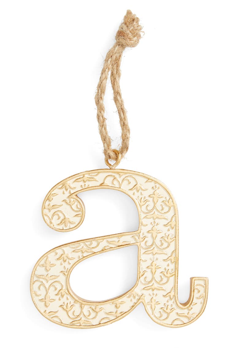 Letter Ornament, Main, color, GOLD-A