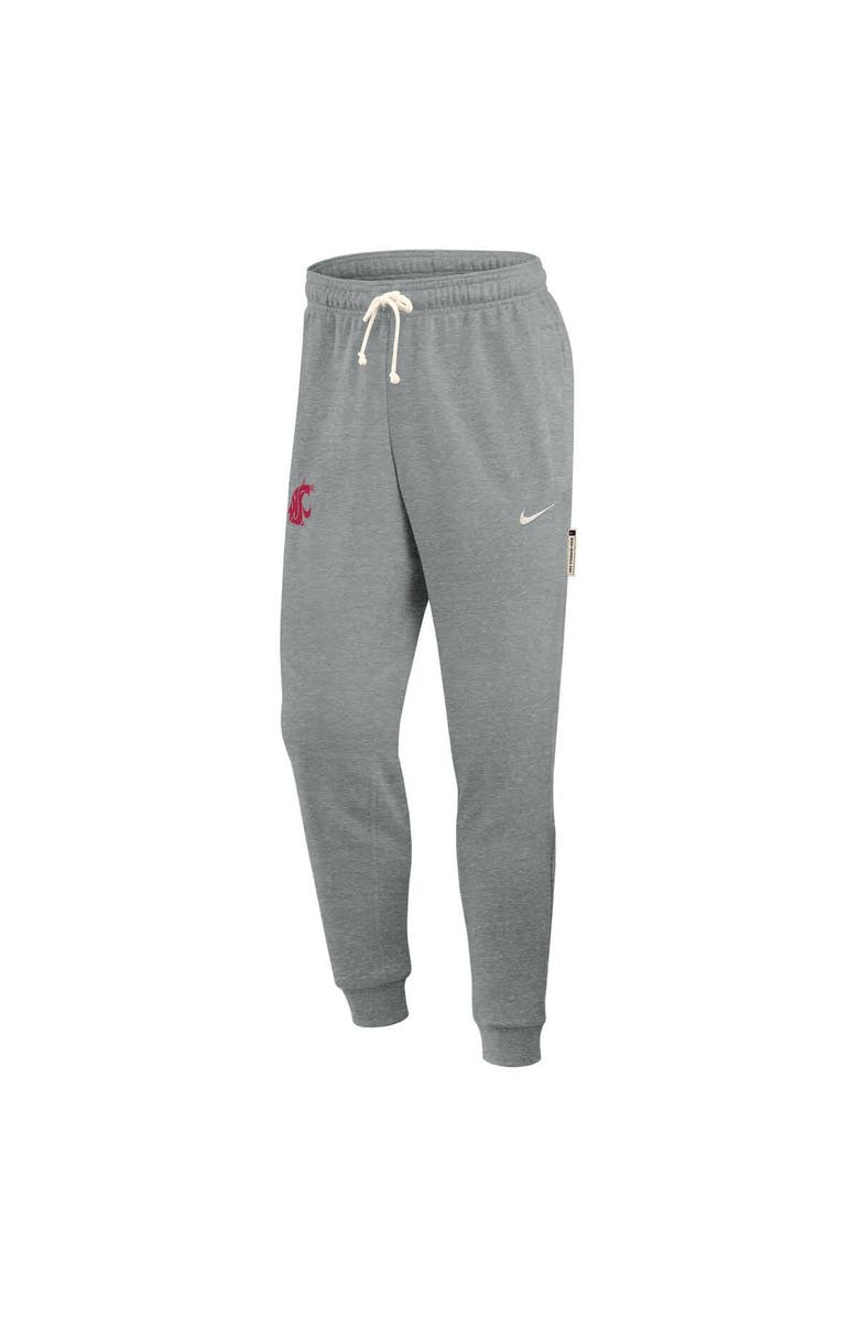 Nike Men's Nike Heather Gray Washington State Cougars 2025 Sideline Standard Issue Dri-FIT Taper Sweatpants, Alternate, color, 