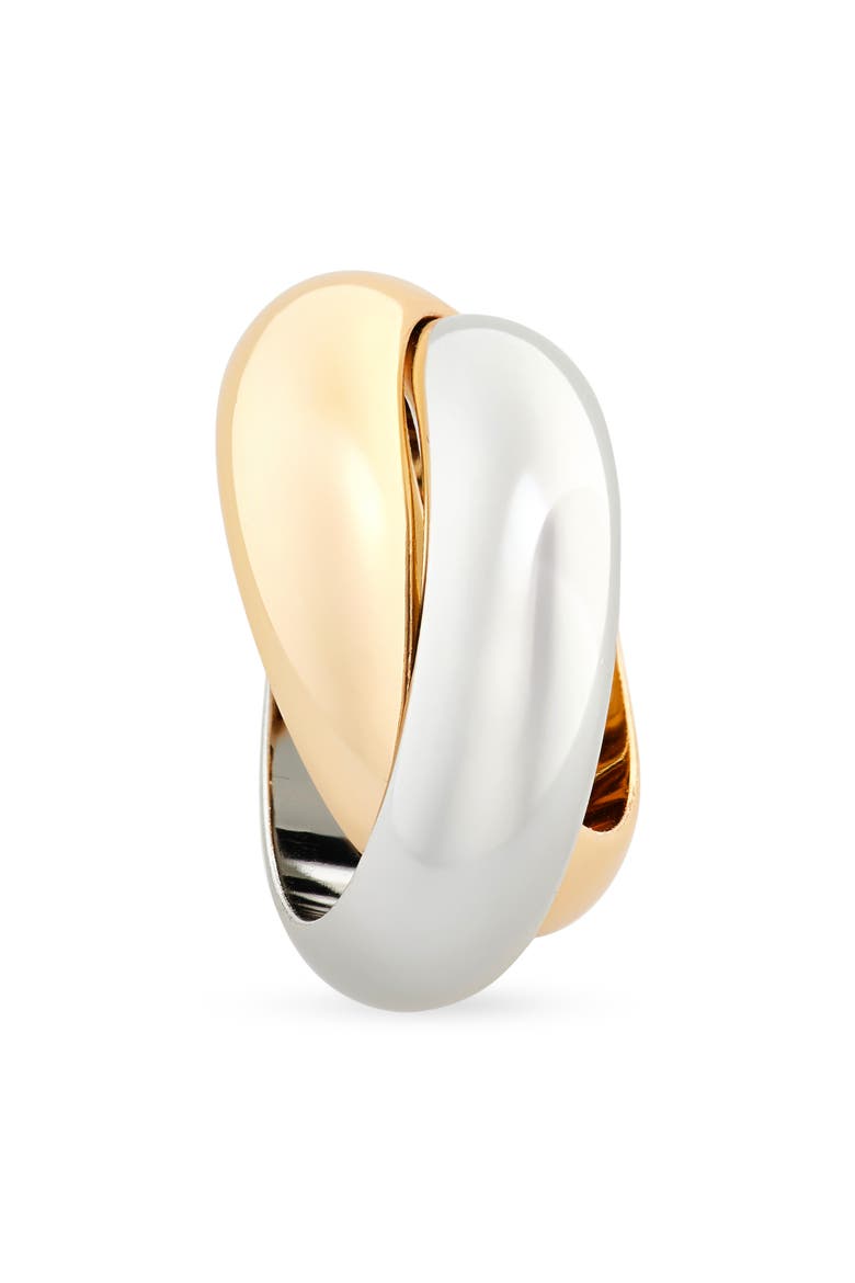 Ross Two-Tone Ring, Alternate, color, SILVER/ GOLD