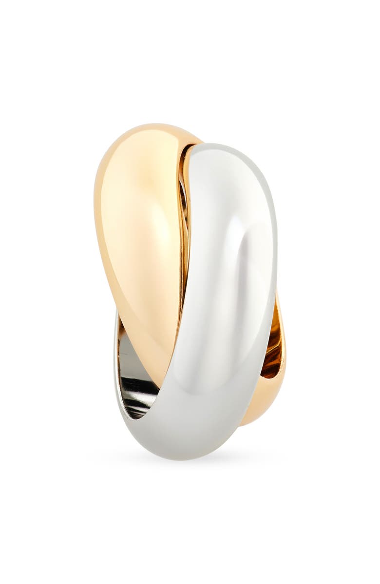 Shashi Ross Two-Tone Ring, Alternate, color, Silver/ Gold