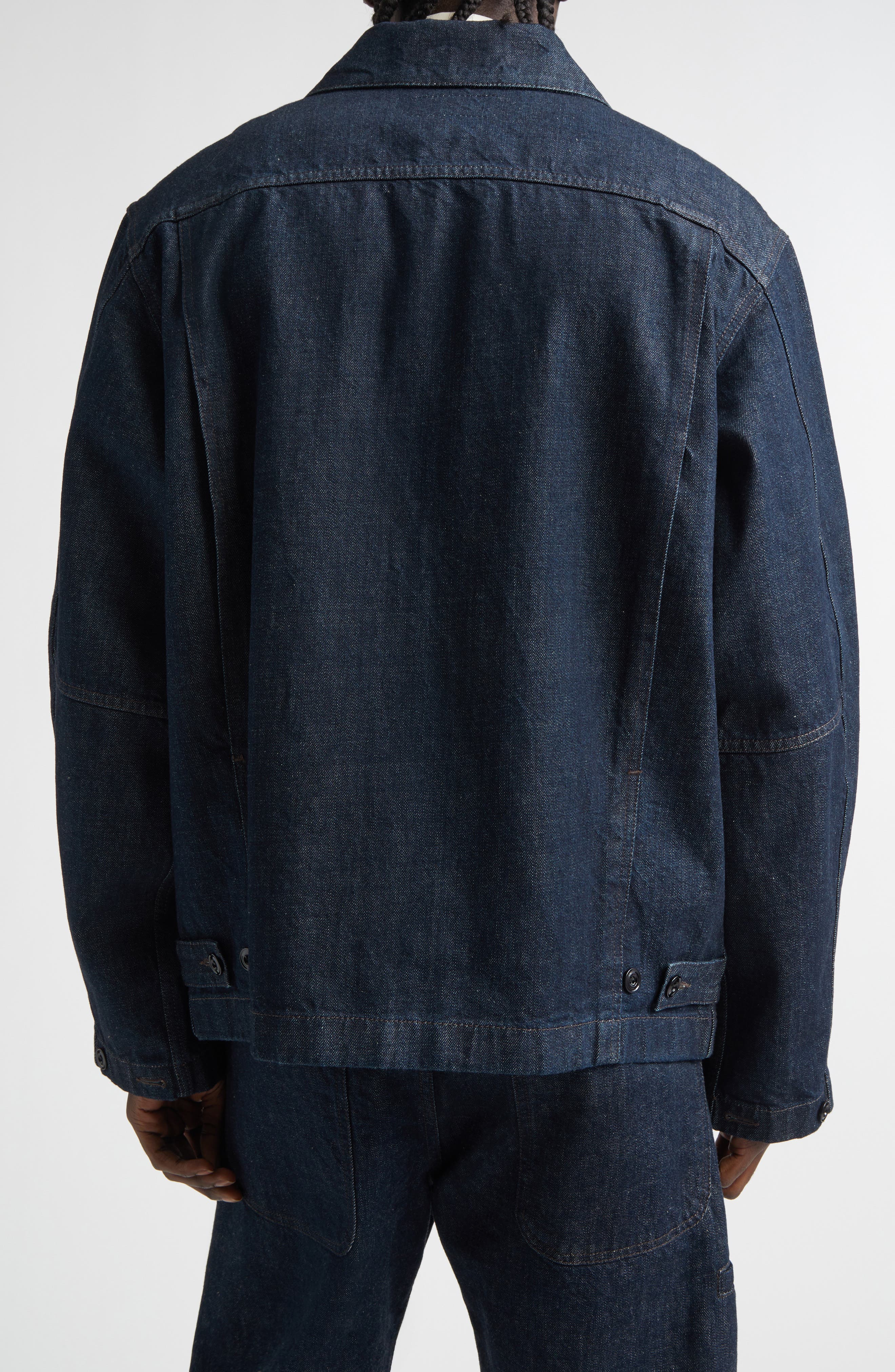 Lemaire Boxy Denim Jacket (Men) | Nordstrom