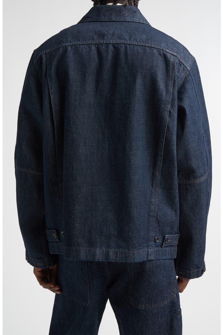Boxy Denim Jacket, Alternate, color, DENIM INDIGO