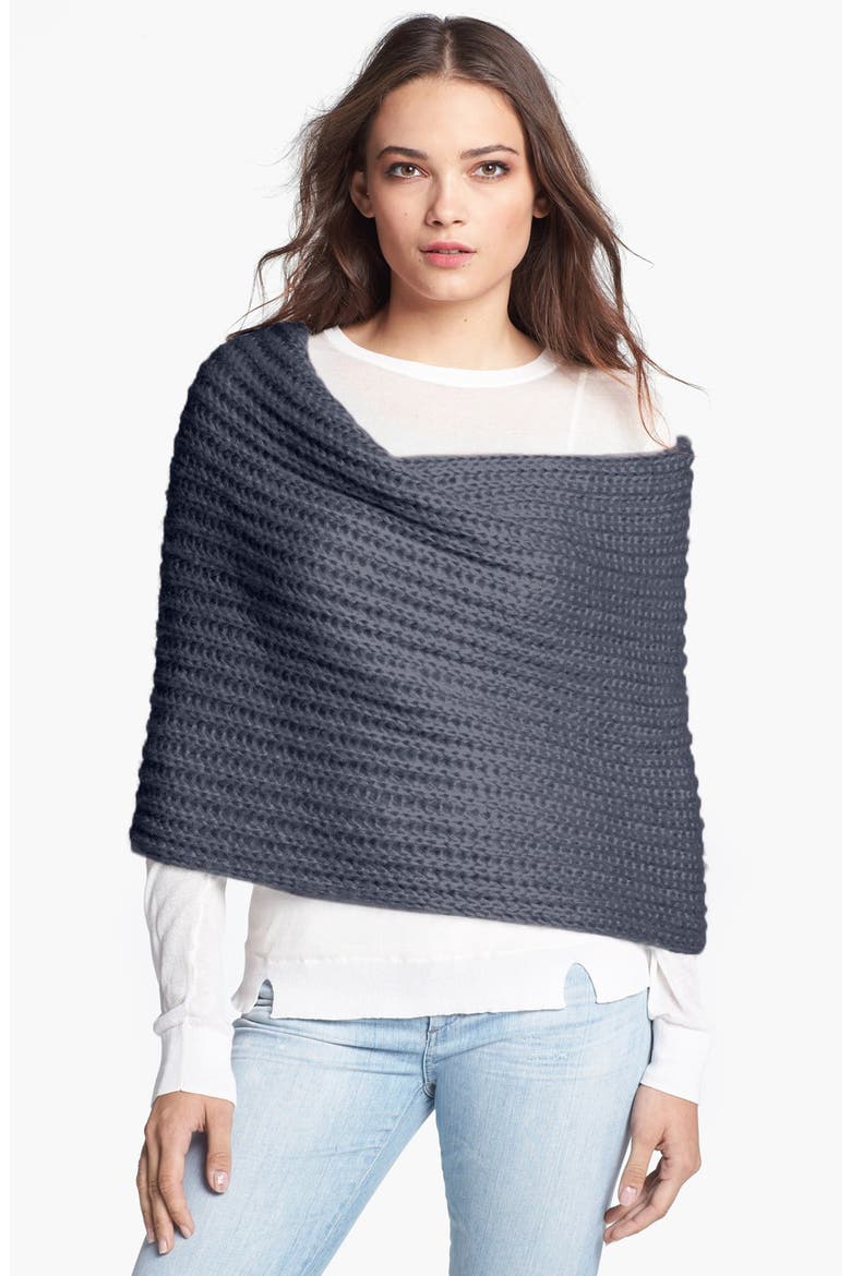 'Lofty' Snood, Main, color, DARK GREY HEATHER