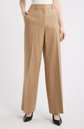 Theory High Waist Flare Leg Pants