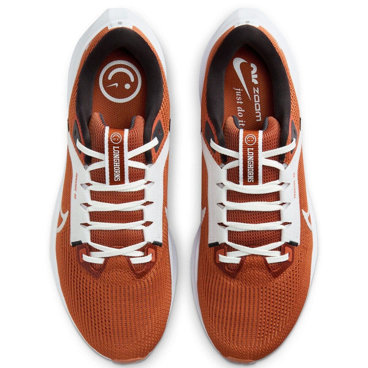 Nike Unisex Nike Texas Orange Texas Longhorns Zoom Pegasus 40 Running Shoe, Alternate, color, 