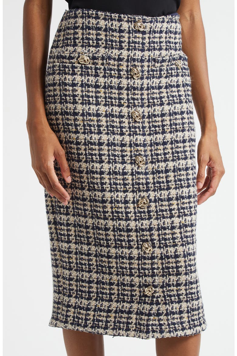 Tai Tweed Midi Skirt, Alternate, color, MIDNIGHT MULTI TWEED