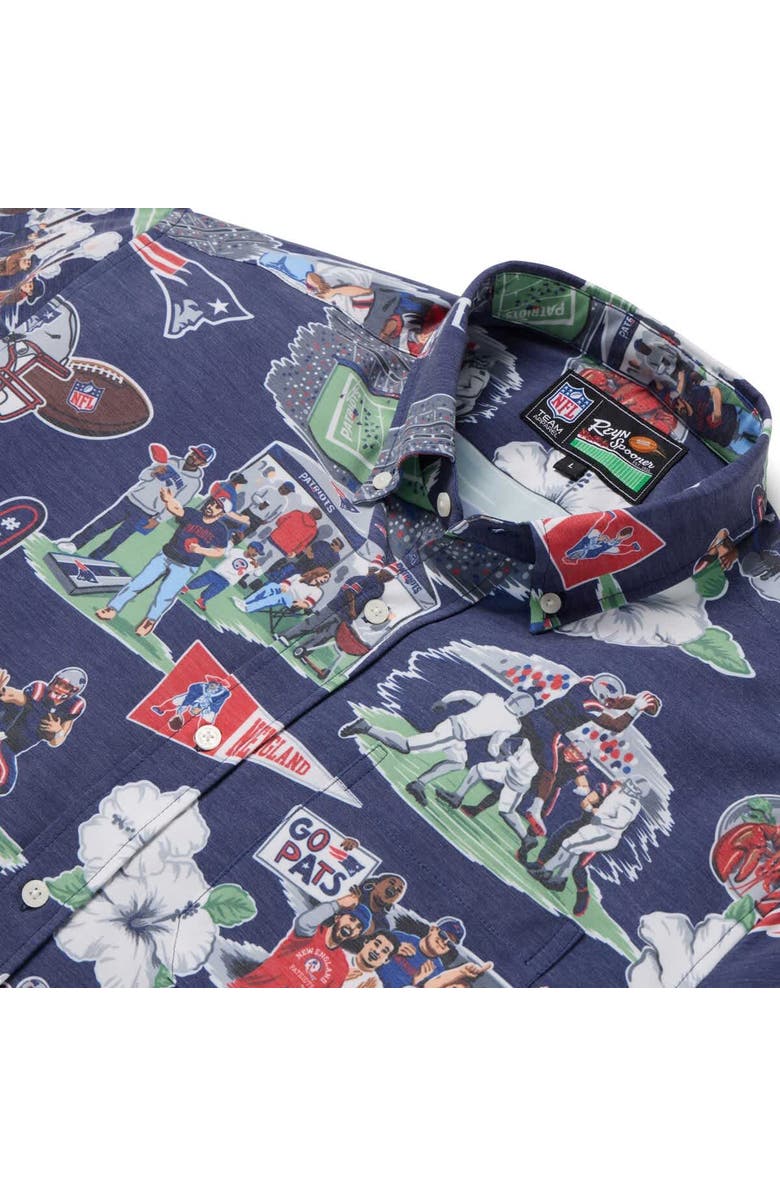 Reyn Spooner Men's Reyn Spooner Navy New England Patriots Scenic Button-Down Shirt, Alternate, color, Navy