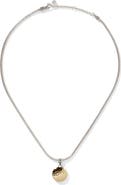 John Hardy Palu Dot Hammered Reversible Pendant Necklace