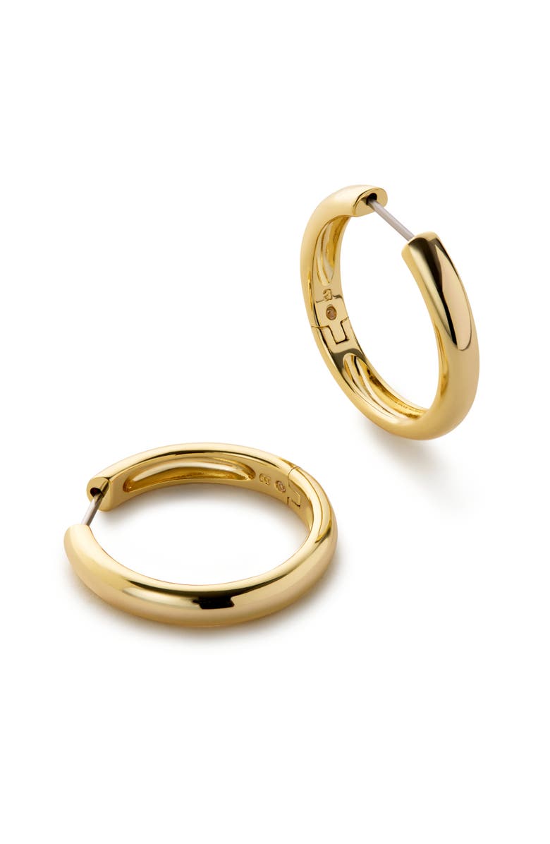 Ana Luisa Gold Hoop Earrings - Giulia Large, Main, color, Gold
